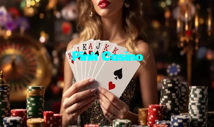 Pink Casino casino presented on mobile device in Pakistan with slots and live games